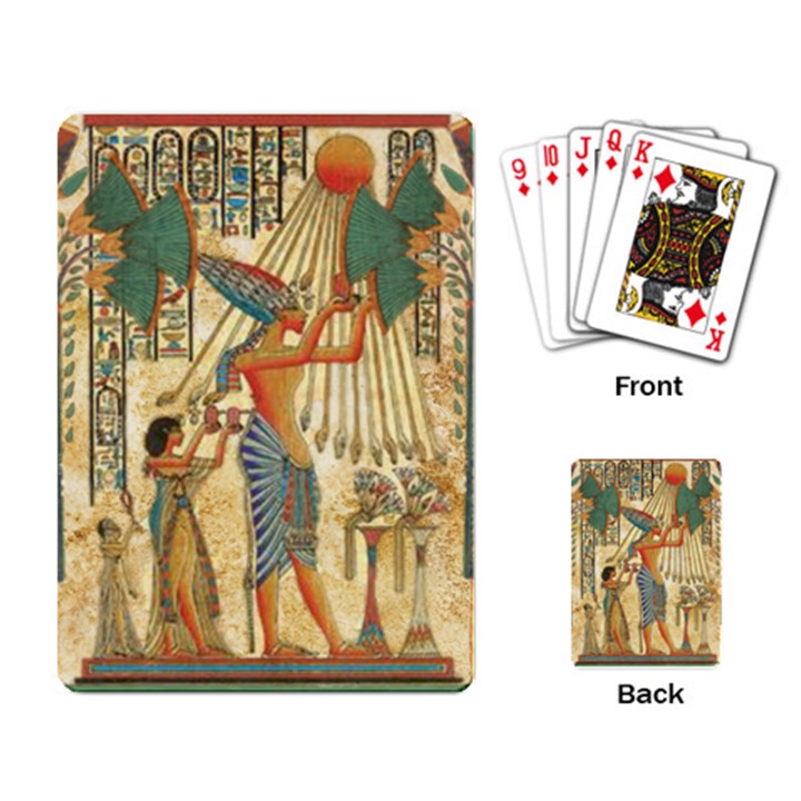 Egyptian Man Sun God Ra Amun Playing Cards Single Design (Rectangle)