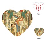 Egyptian Man Sun God Ra Amun Playing Cards Single Design (Heart) Front