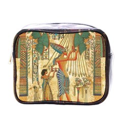 Egyptian Man Sun God Ra Amun Mini Toiletries Bag (One Side)