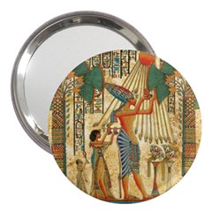 Egyptian Man Sun God Ra Amun 3  Handbag Mirrors by Celenk