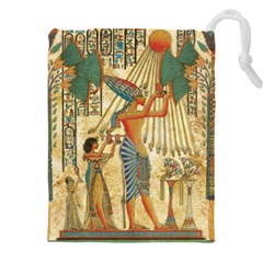 Egyptian Man Sun God Ra Amun Drawstring Pouch (5XL)