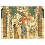 Egyptian Man Sun God Ra Amun Two Sides Premium Plush Fleece Blanket (Extra Small) 40 x30  Blanket Front