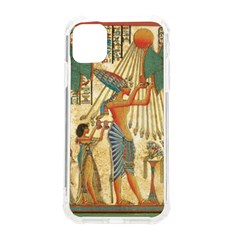 Egyptian Man Sun God Ra Amun Iphone 11 Tpu Uv Print Case by Celenk