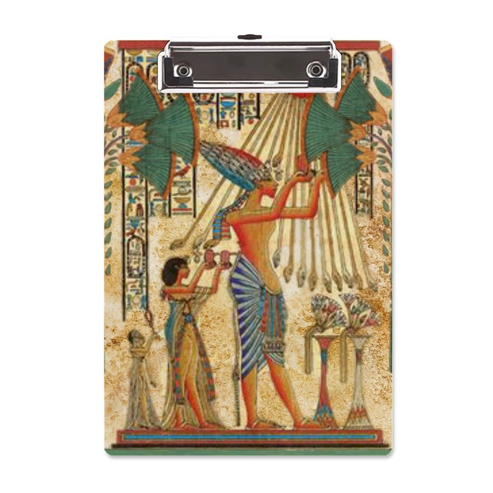 Egyptian Man Sun God Ra Amun A5 Acrylic Clipboard