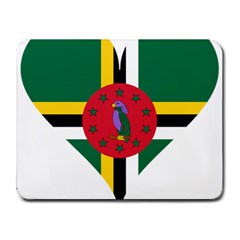 Heart Love Flag Antilles Island Small Mousepad by Celenk