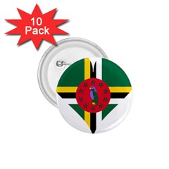 Heart Love Flag Antilles Island 1 75  Buttons (10 Pack) by Celenk