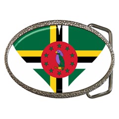 Heart Love Flag Antilles Island Belt Buckles by Celenk