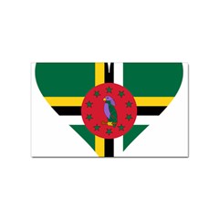 Heart Love Flag Antilles Island Sticker Rectangular (10 Pack) by Celenk