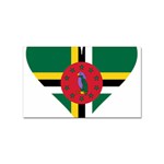 Heart Love Flag Antilles Island Sticker Rectangular (10 pack) Front