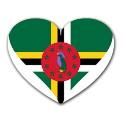 Heart Love Flag Antilles Island Heart Mousepad by Celenk