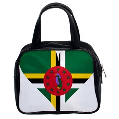 Heart Love Flag Antilles Island Classic Handbag (two Sides) by Celenk