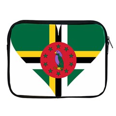 Heart Love Flag Antilles Island Apple Ipad 2/3/4 Zipper Cases by Celenk