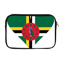 Heart Love Flag Antilles Island Apple Macbook Pro 17  Zipper Case by Celenk