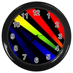 Graphic Design Computer Graphics Wall Clock (black) by Celenk