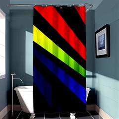 Graphic Design Computer Graphics Shower Curtain 36  X 72  (stall)  by Celenk