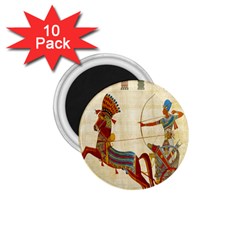 Egyptian Tutunkhamun Pharaoh Design 1 75  Magnets (10 Pack)  by Celenk