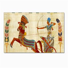 Egyptian Tutunkhamun Pharaoh Design Postcards 5  X 7  (pkg Of 10) by Celenk