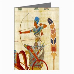 Egyptian Tutunkhamun Pharaoh Design Greeting Cards (pkg Of 8) by Celenk