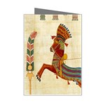 Egyptian Tutunkhamun Pharaoh Design Mini Greeting Card Right