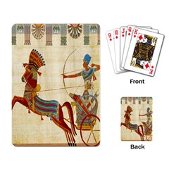 Egyptian Tutunkhamun Pharaoh Design Playing Cards Single Design (rectangle) by Celenk