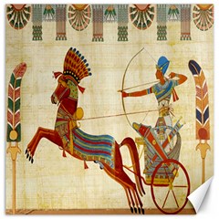 Egyptian Tutunkhamun Pharaoh Design Canvas 16  X 16  by Celenk