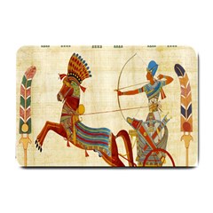 Egyptian Tutunkhamun Pharaoh Design Small Doormat by Celenk