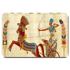 Egyptian Tutunkhamun Pharaoh Design Large Doormat by Celenk