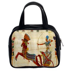 Egyptian Tutunkhamun Pharaoh Design Classic Handbag (two Sides) by Celenk