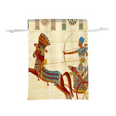 Egyptian Tutunkhamun Pharaoh Design Lightweight Drawstring Pouch (m) by Celenk