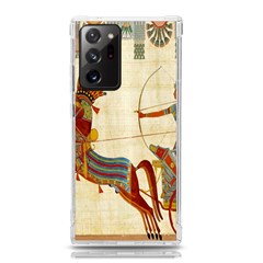 Egyptian Tutunkhamun Pharaoh Design Samsung Galaxy Note 20 Ultra Tpu Uv Case by Celenk