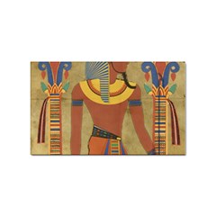 Egyptian Tutunkhamun Pharaoh Design Sticker Rectangular (10 Pack) by Celenk