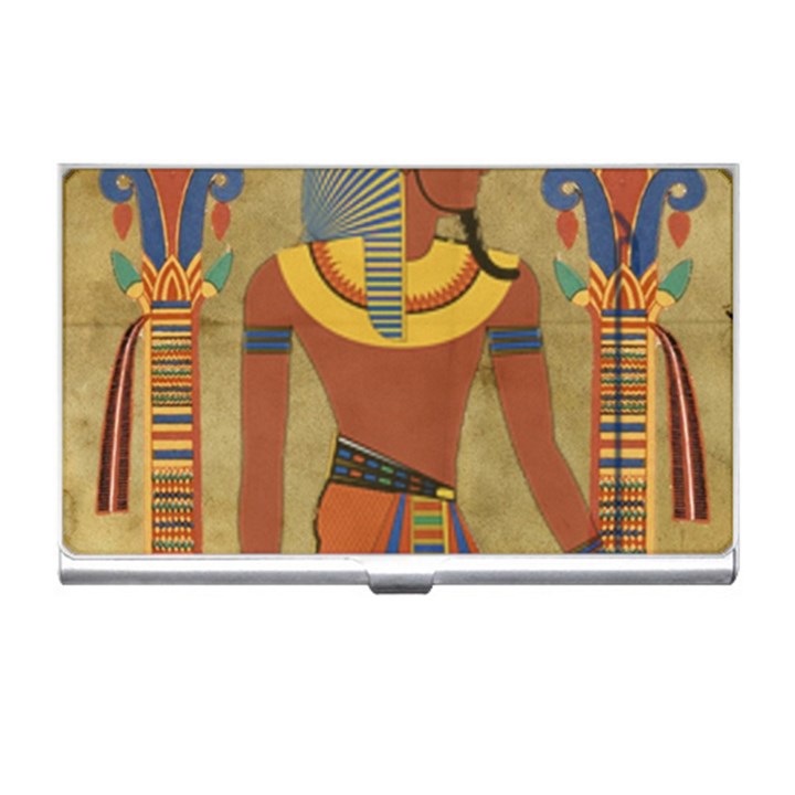 Egyptian Tutunkhamun Pharaoh Design Business Card Holder