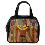 Egyptian Tutunkhamun Pharaoh Design Classic Handbag (One Side) Front