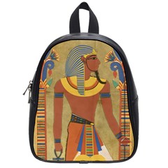 Egyptian Tutunkhamun Pharaoh Design School Bag (small) by Celenk