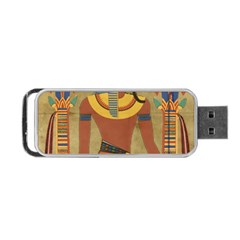 Egyptian Tutunkhamun Pharaoh Design Portable Usb Flash (one Side) by Celenk