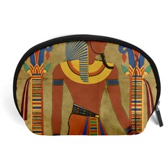 Egyptian Tutunkhamun Pharaoh Design Accessory Pouch (large) by Celenk