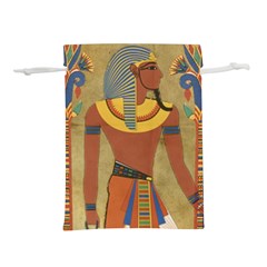 Egyptian Tutunkhamun Pharaoh Design Lightweight Drawstring Pouch (m) by Celenk