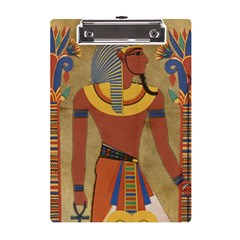 Egyptian Tutunkhamun Pharaoh Design A5 Acrylic Clipboard by Celenk