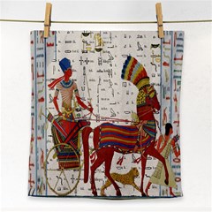 Egyptian Tutunkhamun Pharaoh Design Face Towel by Celenk