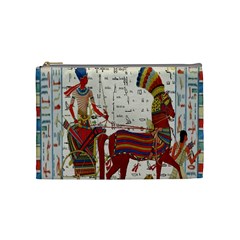 Egyptian Tutunkhamun Pharaoh Design Cosmetic Bag (medium) by Celenk