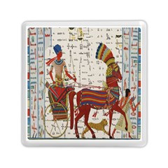 Egyptian Tutunkhamun Pharaoh Design Memory Card Reader (square) by Celenk