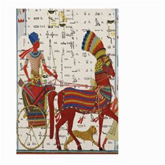 Egyptian Tutunkhamun Pharaoh Design Large Garden Flag (two Sides) by Celenk