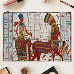 Egyptian Tutunkhamun Pharaoh Design Cosmetic Bag (xxxl) by Celenk