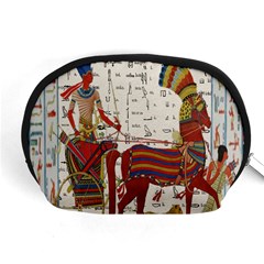 Egyptian Tutunkhamun Pharaoh Design Accessory Pouch (medium) by Celenk