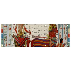 Egyptian Tutunkhamun Pharaoh Design Banner And Sign 9  X 3  by Celenk