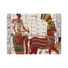 Egyptian Tutunkhamun Pharaoh Design Premium Plush Fleece Blanket (mini) by Celenk