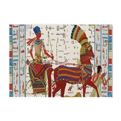 Egyptian Tutunkhamun Pharaoh Design Crystal Sticker (a4) by Celenk