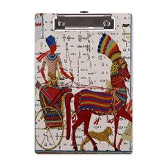 Egyptian Tutunkhamun Pharaoh Design A5 Acrylic Clipboard by Celenk