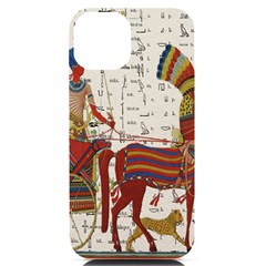 Egyptian Tutunkhamun Pharaoh Design Iphone 14 Black Uv Print Case