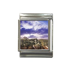 Mountain Snow Landscape Winter Italian Charm (13mm) by Celenk